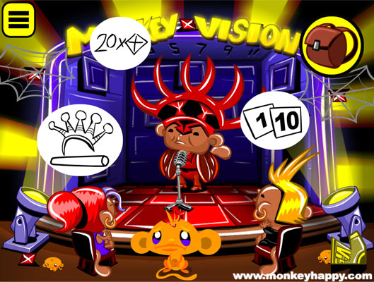 Tìm kiếm các vật phẩm cho các chú khỉ.