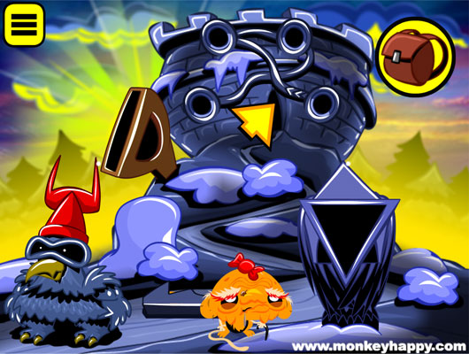 Chơi game Chú khỉ buồn: Khỉ con - GameVui.vn