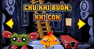 Chú khỉ buồn: Khỉ con