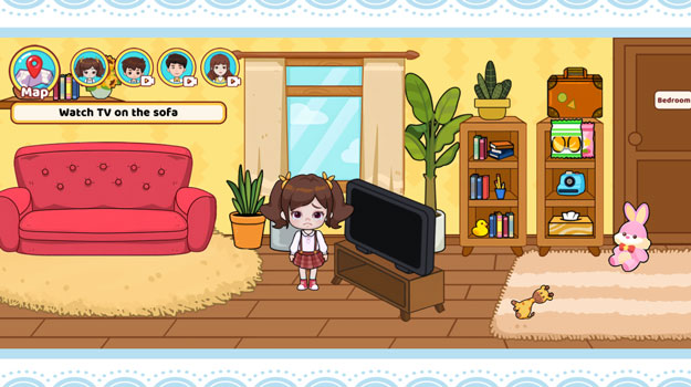 Thực hiện các hoạt động trong căn nhà.