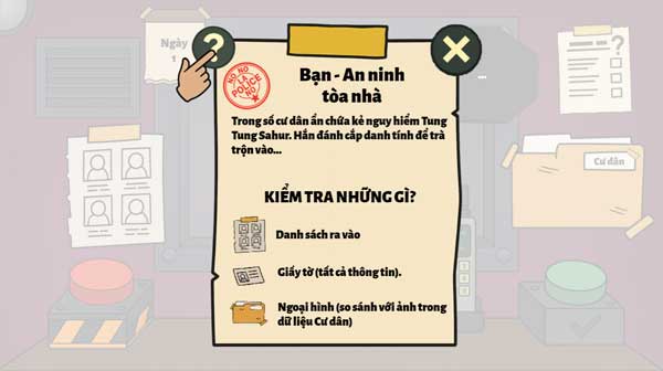 Các bước kiểm tra thông tin mỗi người ra vào