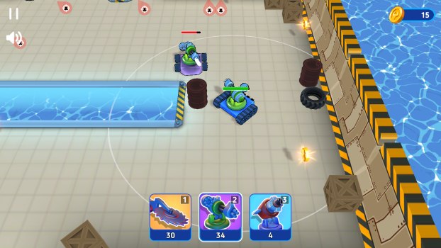 Hạ tất cả kẻ thù để vượt qua màn chơi.