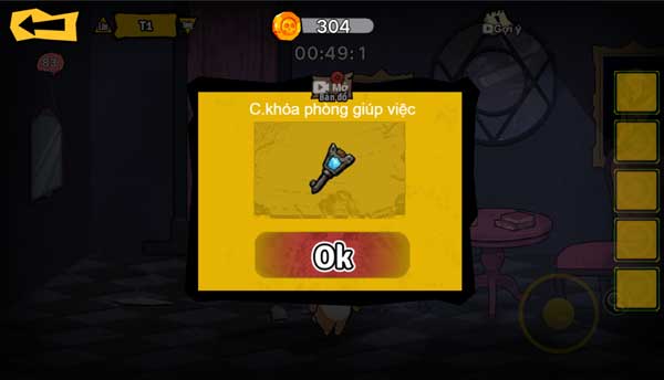 Mỗi vật phẩm tìm được đều có gợi ý sử dụng