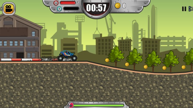 Vượt qua màn chơi bằng kỹ năng lái xe điêu luyện.