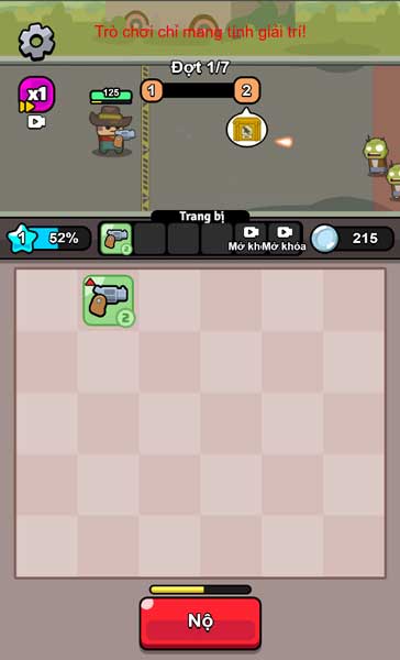 Mua và kết hợp trang bị vũ khí