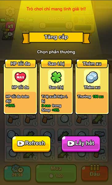 Nhận thêm Buff tăng chỉ số