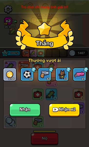 Hoàn thành thử thách