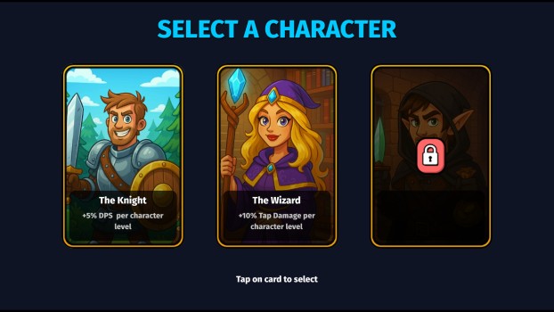 Lựa chọn lớp nhân vật.