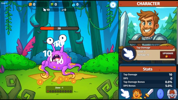 Chơi game Thợ săn Idle - GameVui.vn