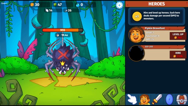 Thuê chiến binh, đánh bại lũ quái vật, thu thập phần thưởng.