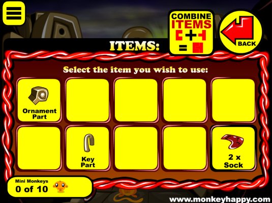 Ghép hoặc sử dụng các vật phẩm.