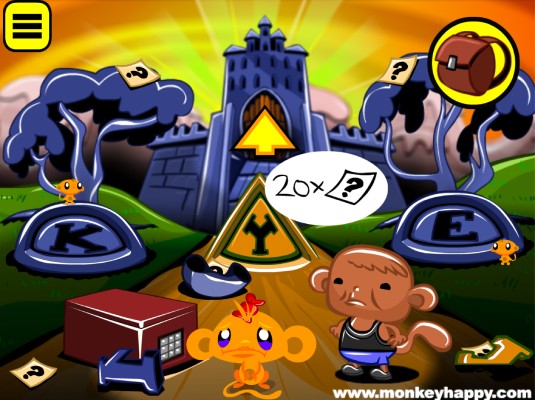 Tìm kiếm các vật phẩm để trao đổi với chú khỉ.