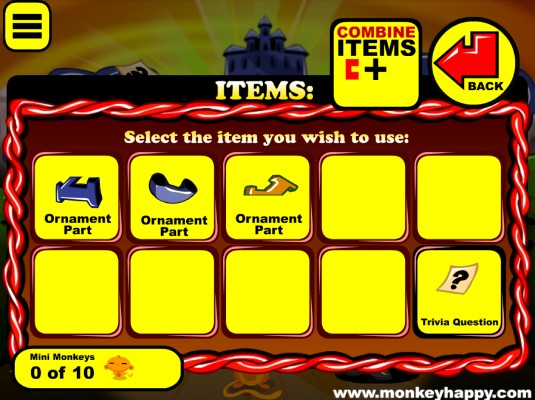 Ghép hoặc sử dụng các vật phẩm.