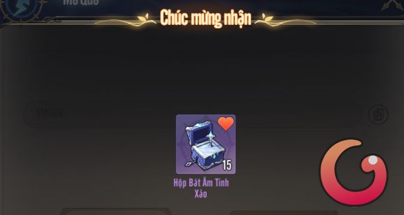 Phần thưởng đổi code