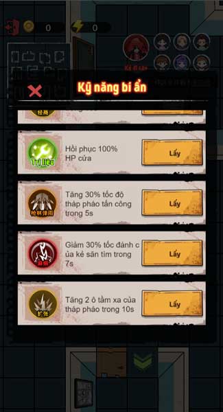 Nhận kỹ năng bí ẩn đầu mỗi trận
