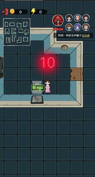 Lối chơi gameplay quen thuộc, điều khiển kẻ mộng mơ tìm căn phòng trống và đi ngủ để chống lại kẻ săn giấc mơ