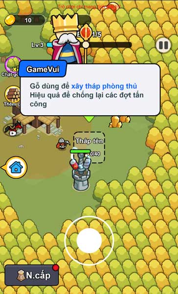 Di chuyển xung quanh khu rừng để chặt thu thập gỗ