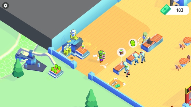 Phục vụ cafe cho zombie.