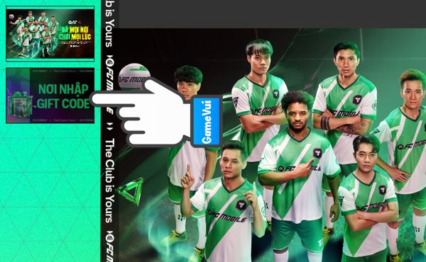 Nơi nhập giftcode