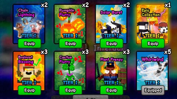 Xếp hạng thẻ bài mạnh nhất trong Plants vs Brainrots