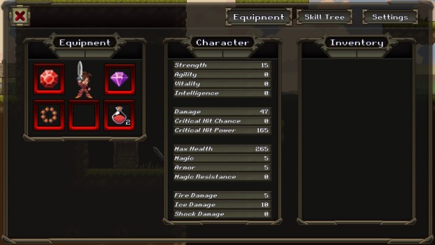 Hãy trang bị cho chiến binh của bạn.