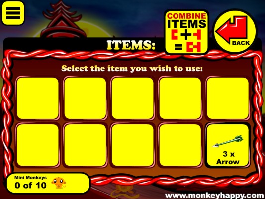 Ghép hoặc sử dụng hợp lý các vật phẩm để giải đố.