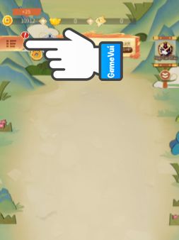 Chạm vào 3 dấu gạch