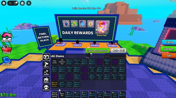 Những combo thẻ bài tốt nhất trong Plants Vs Brainrots