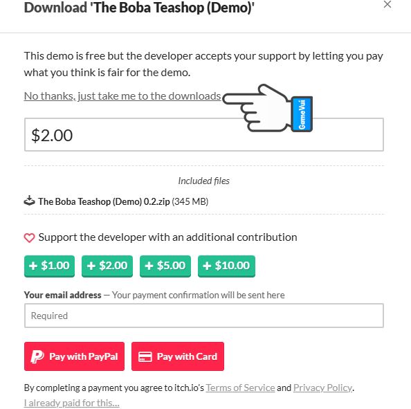 No thanks, just take me to the downloads