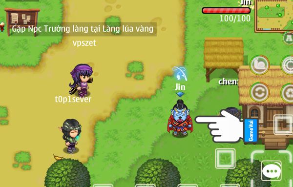 Đến gặp NPC Jin