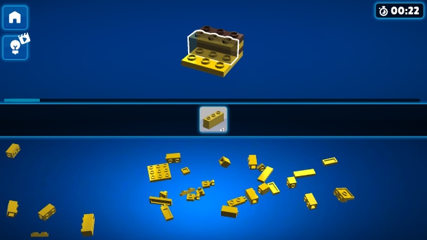 Lắp các mảnh ghép để hoàn thành mô hình.