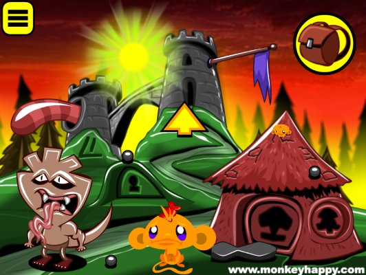 Chơi game Chú khỉ buồn: Huơu cao cổ - GameVui.vn