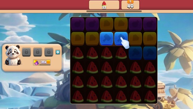 Phá vỡ các khối để hoàn thành nhiệm vụ.