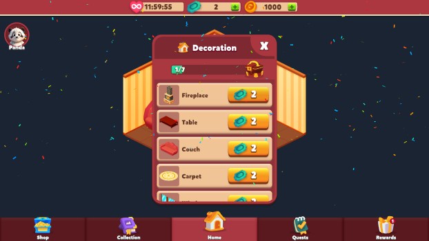 Trang trí căn nhà của bạn.