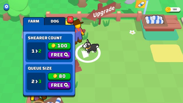 Nâng cấp chú cún giúp tăng tốc quản lý.