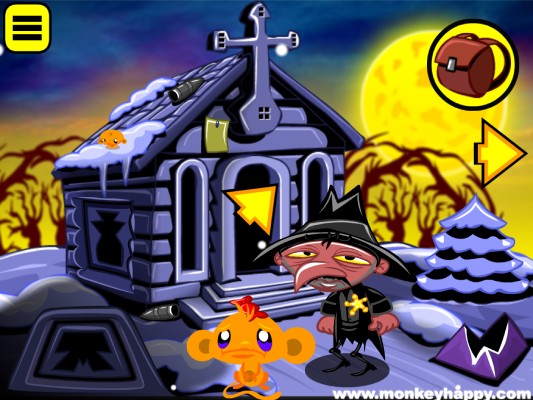 Chơi game Chú khỉ buồn: Sâu khổng lồ - GameVui.vn