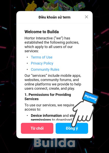 Đồng ý điều khoản sử dụng