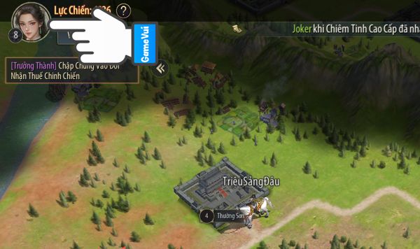 Chạm vào ảnh đại diện