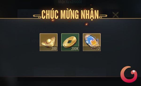 Phần thưởng đổi code