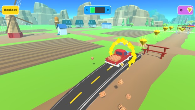 Bạn sẽ vẽ đường cho xe về đích.