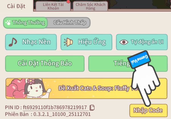 Nhập code