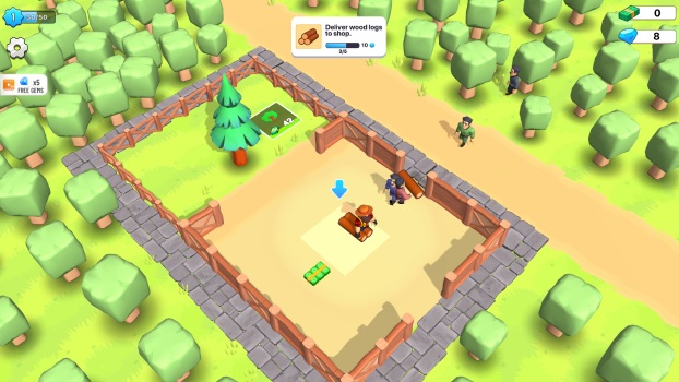 Bán cho khách hàng những vật phẩm yêu cầu.