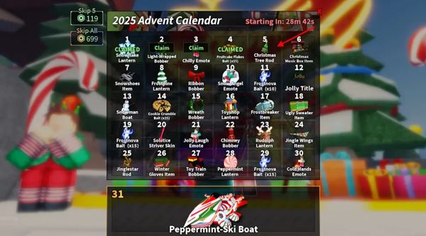 Những chỉ số và kỹ năng của cần câu Christmas Tree