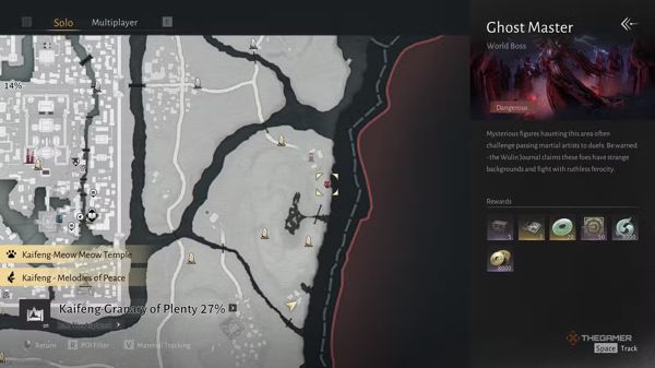 Vị trí của Ghost Master