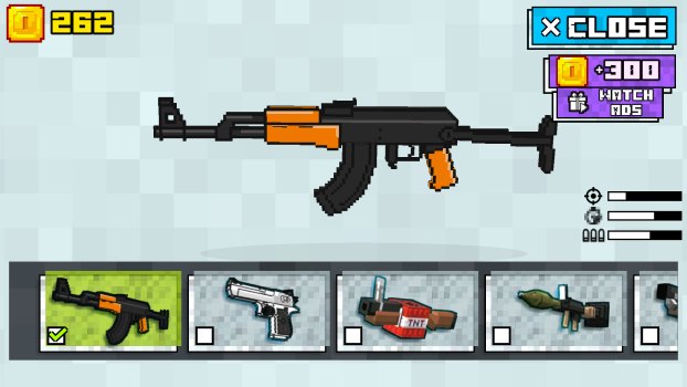 Mở khoá nhiều loại vũ khí với hoả lực mạnh.