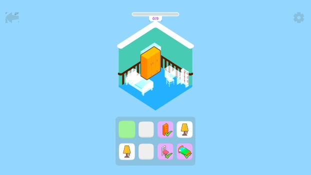 Hợp nhất các vật dụng để trang trí căn phòng.