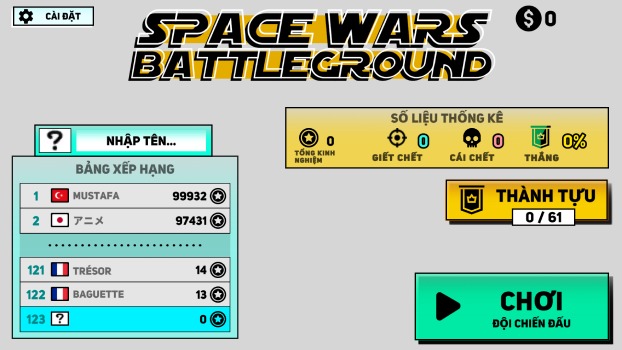 Chơi game Xạ thủ không gian - GameVui.vn