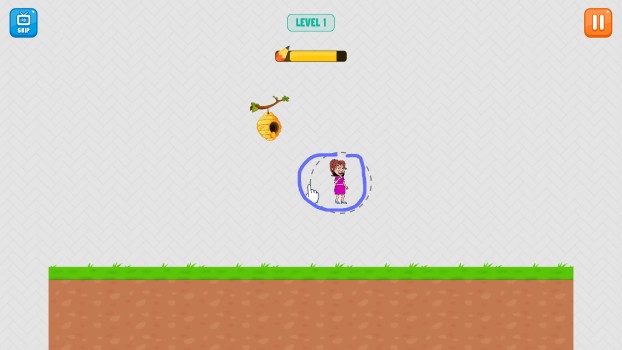 Vẽ các đường chắn lại lũ ong nguy hiểm.