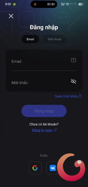 Đăng nhập Lagofast