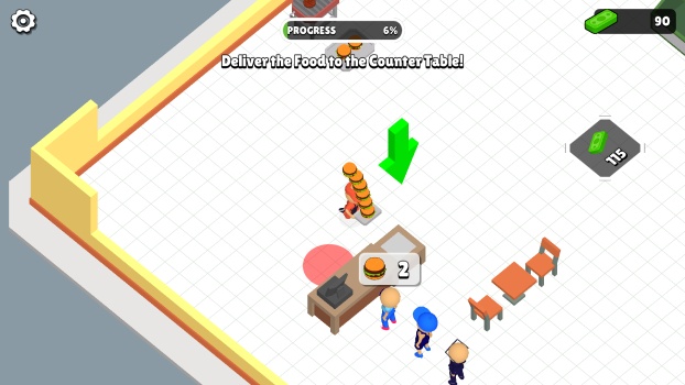 Làm bánh để phục vụ khách hàng.